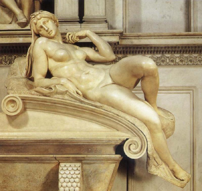 Michelangelo Buonarroti Dawn oil painting image